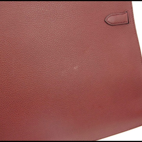 HERMES KELLY DEPECHE 34 Business Bag - Rouge - Picture 7 of 10